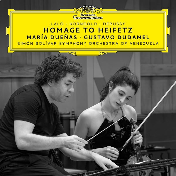 Album cover for Simon Bolivar Symphony Orchestra of Venezuela Maria Dueas - Homage To Heifetz on 2lp vinyl