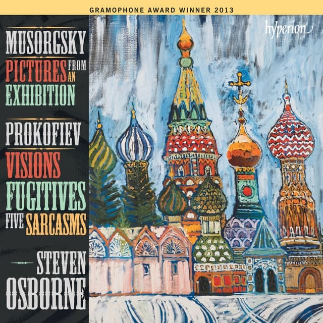 Album cover for Steven Osborne - Mussorgsky: Pictures From An Exhibition; Prokofiev on vinyl lp