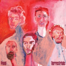 Album cover for Pond - Terrestrials on seabird blue vinyl lp