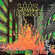 Album cover for Laaz Rockit - City's Gonna Burn on vinyl lp