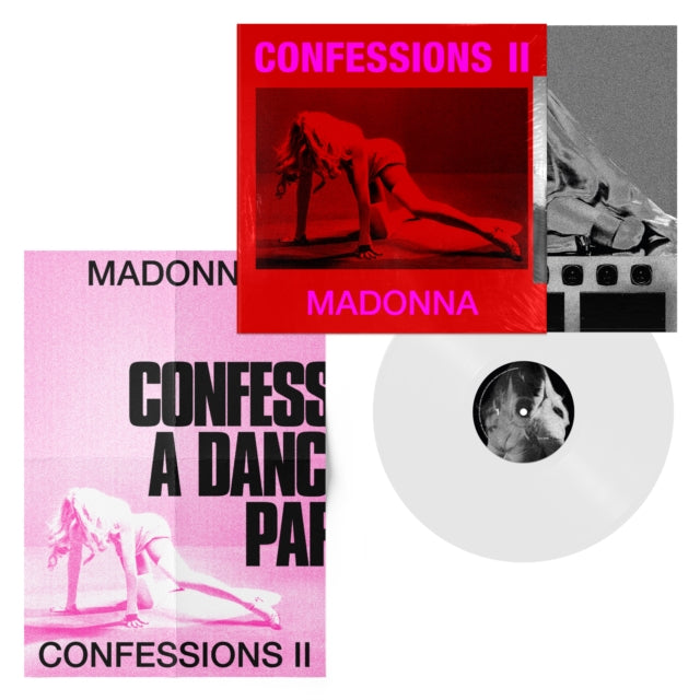 Album cover for Madonna - Confessions II on white vinyl indie alternate cover