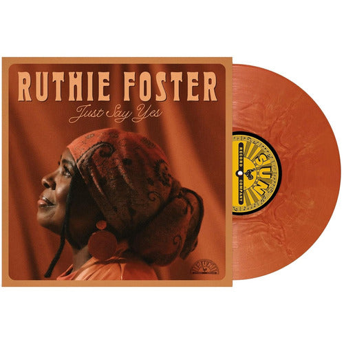 Album cover for Ruthie Foster - Just Say Yes on colored vinyl lp