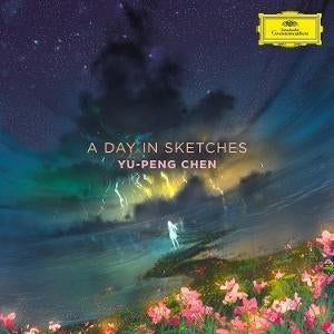 Album cover for Yu-Peng Chen - A Day in Sketches on 12" night sky colored vinyl