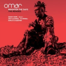 Album cover for Omar - Brighter The Days - The Remixes on 2lp vinyl