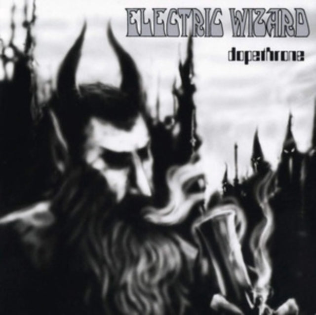Album cover for Electric Wizard - Dopethrone on ice blue vinyl 2lp