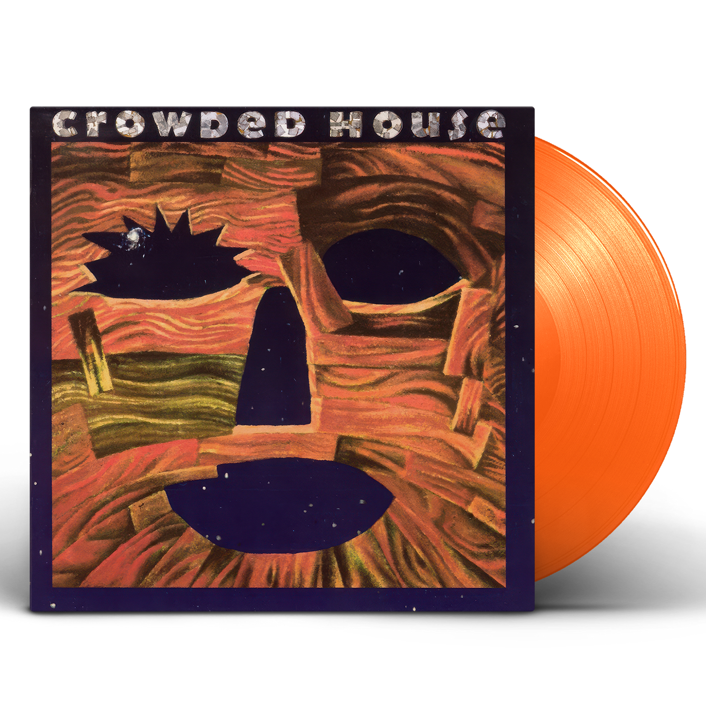 Crowded House - Woodface orange crush vinyl album cover