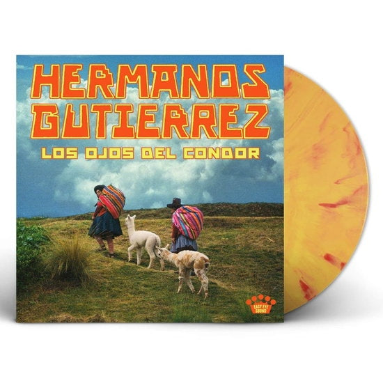Album cover for Hermanos Gutierrez - Los Ojos Del Condor on solar flare vinyl lp