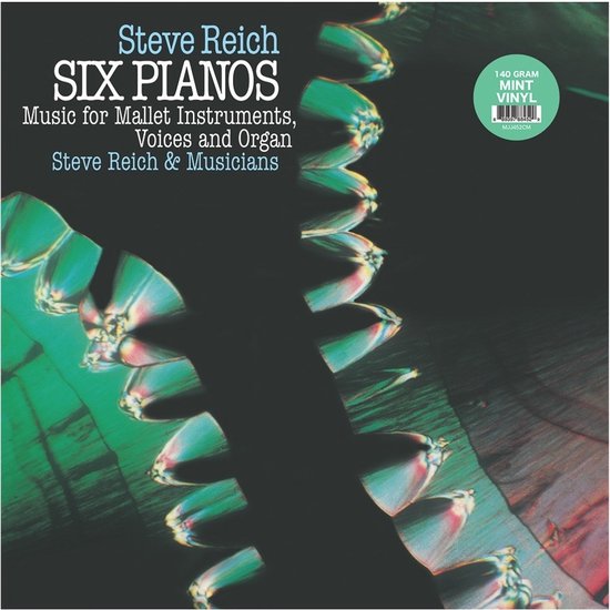 Steve Reich – Six Pianos / Music for Mallet Instruments, Voices and Organ cover artwork