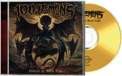 Album cover for 100 Demons - Embrace The Black Light on cd