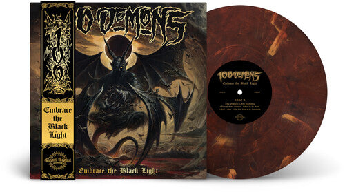 Album cover for 100 Demons - Embrace The Black Light on vinyl lp