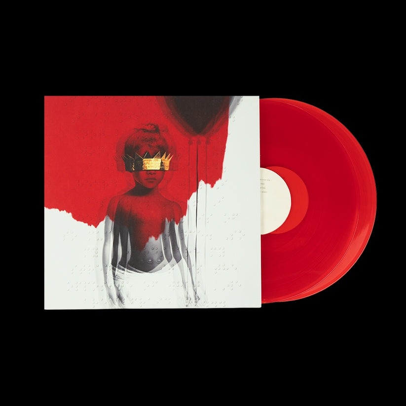Album cover for Rihanna - Anti on red vinyl 2lp