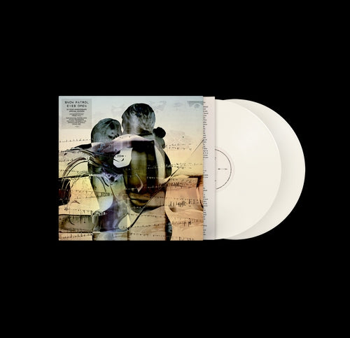 Album cover for Snow Patrol - Eyes Open on bone white vinyl 20th anniversary special 2lp