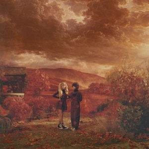 Album cover for Domi & JD Beck - Who Asked? on transparent olive green vinyl 2lp