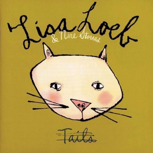 Album cover for Lisa Loeb & Nine Stories - Tails on translucent neon flamingo vinyl lp