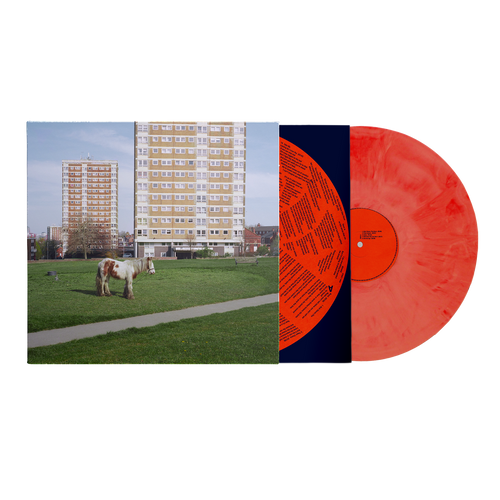 Album cover for Westside Cowboy - It Goes On on red vinyl lp