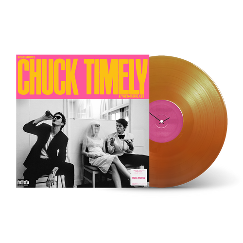 Album cover for Role Model - Chuck Timely & The Hourglass on tangerine vinyl lp