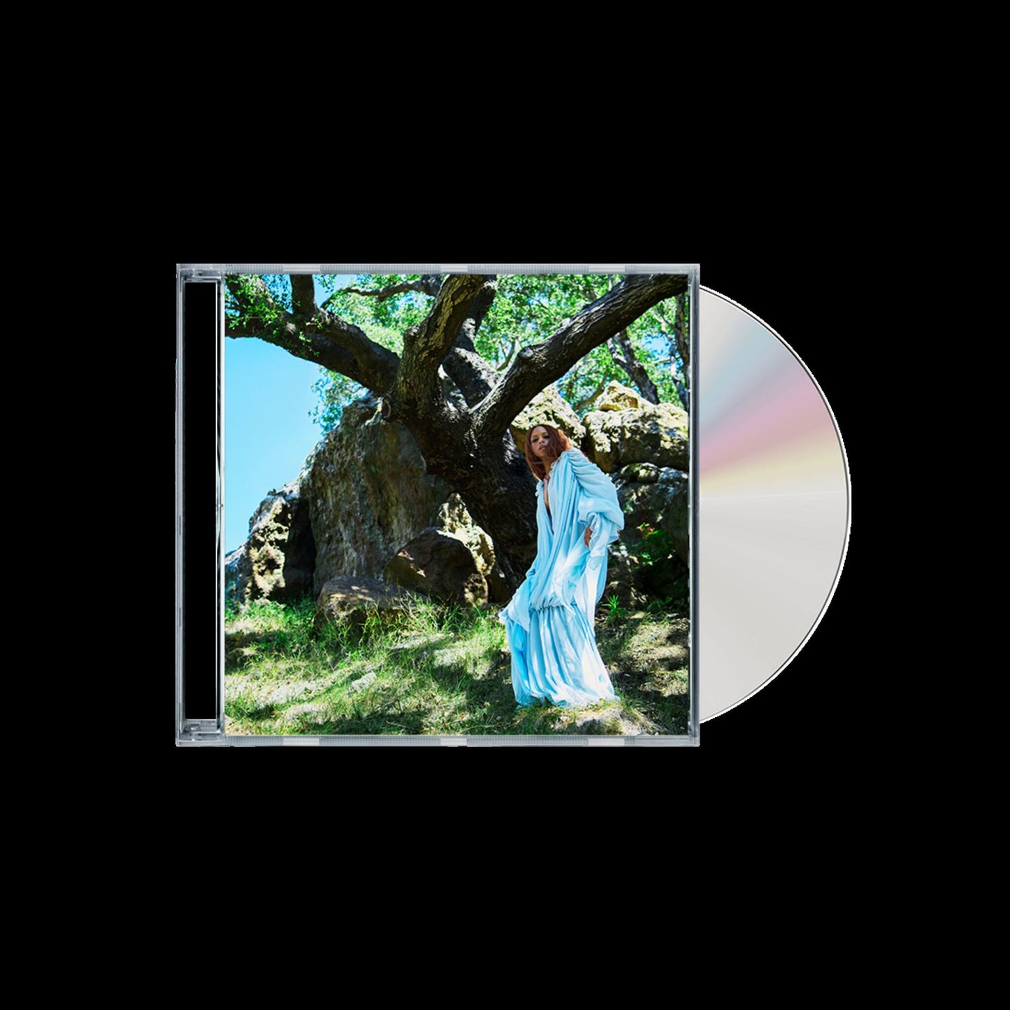 Album cover for Ravyn Lenae - Blue Island on cd