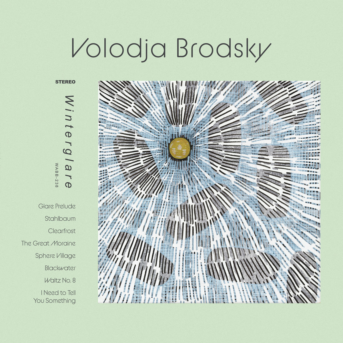 Volodja Brodsky – Winterglare album artwork and packaging