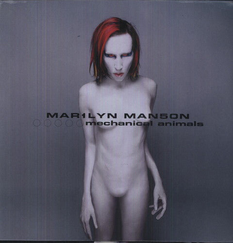 Album cover for Marilyn Manson - Mechanical Animals on 2023 canceled 2lp vinyl