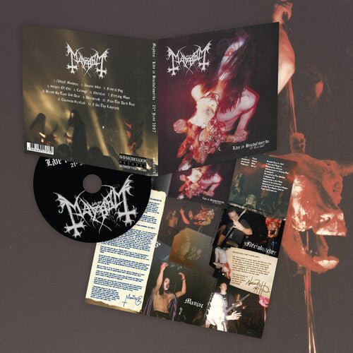 Album cover for Mayhem - Live In Bischofswerda (21st June 1997) on cd 4 panel digipak