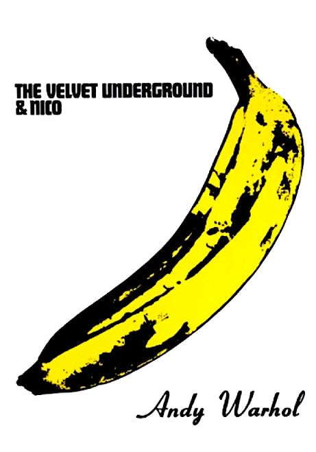 The Velvet Underground and Nico Andy Warhol banana album cover poster, 24 x 36 inches