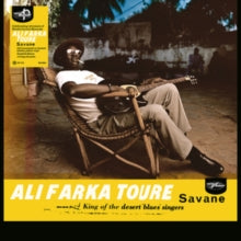 Album cover for Ali Farka Toure - Savane (20th Anniversary) on yellow vinyl 2lp