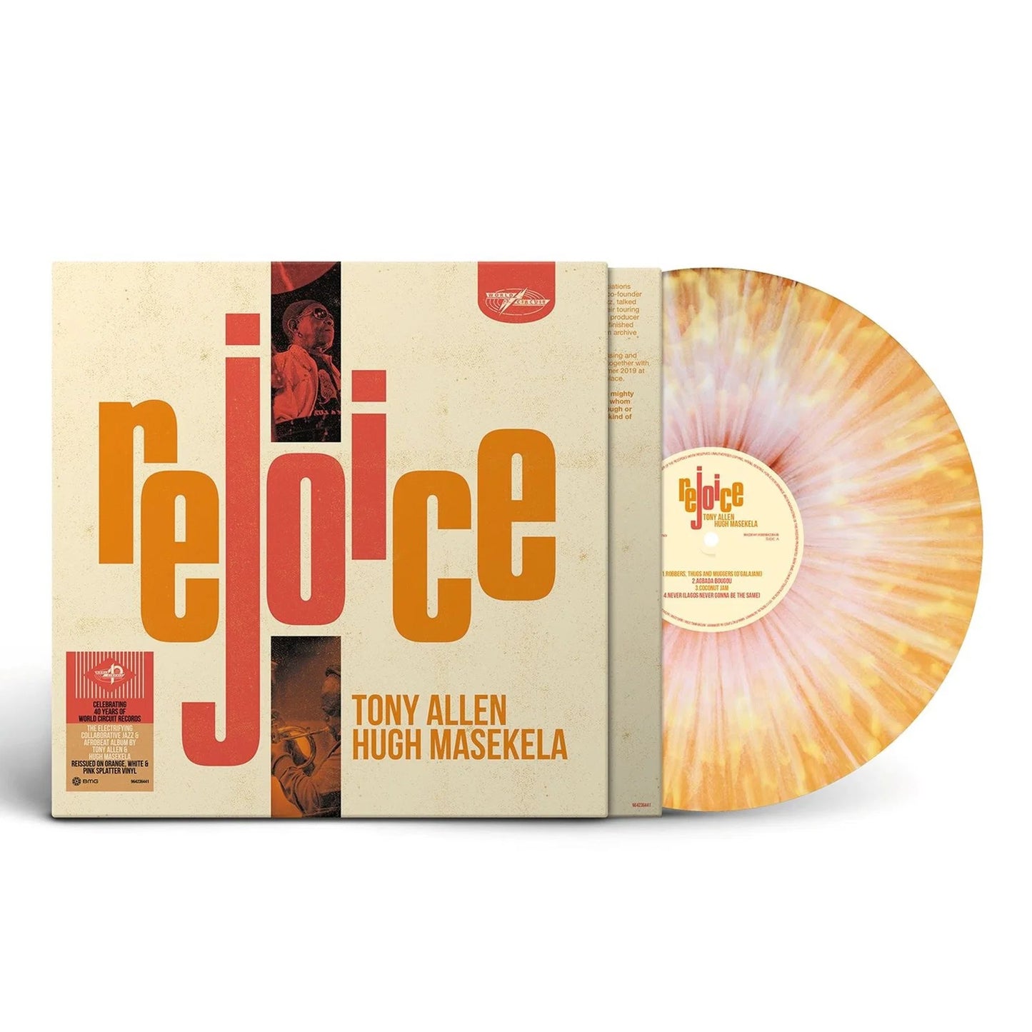 Tony Allen & Hugh Masekela – Rejoice cover artwork