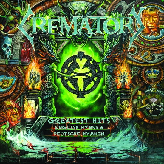 Album cover for Crematory - Greatest Hits (Deutsche Hymnen) on 2lp vinyl