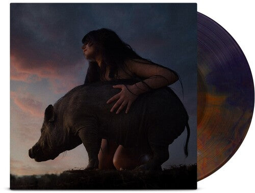 Album cover for Mannequin Pussy - I Got Heaven on tie dye splash vinyl