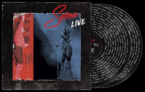 Album cover for Selena - Live on remastered lp picture disc vinyl