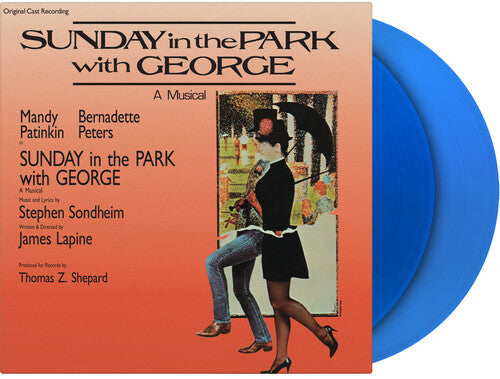 Album cover for Stephen Sondheim - Sunday in the Park with George (Soundtrack) on blue colored vinyl 2lp