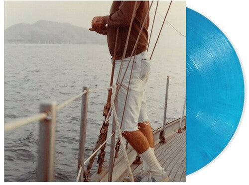 Album cover for Dana and Alden - Papa's Boat on lighthouse blue eco-mix vinyl lp