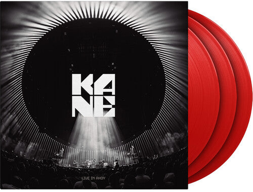 Album cover for Kane - Live In Ahoy 2025 on red colored audiophile vinyl 3lp