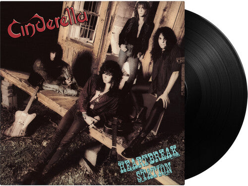 Album cover for Cinderella - Heartbreak Station on audiophile vinyl import lp