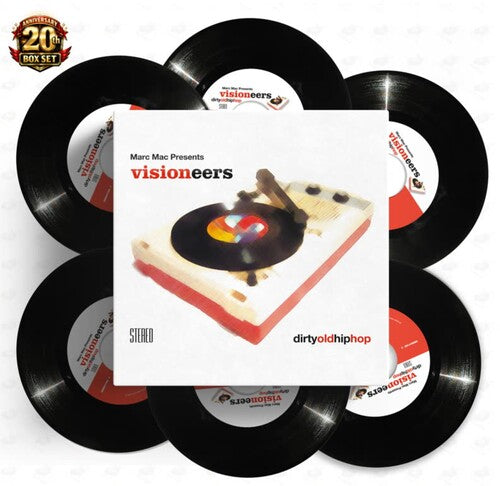 Album cover for Marc Mac Presents Visioneers - Dirty Old Hip Hop on 6x7" box set repress remastered