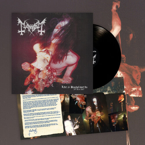Album cover for Mayhem - Live In Bischofswerda (21st June 1997) on vinyl lp