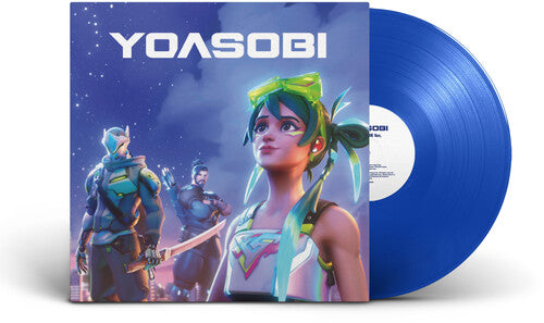 Album cover for Yoasobi - The Book For (Overwatch Edition) on blue vinyl 2lp