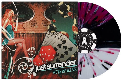 Album cover for Just Surrender - We're In Like Sin on reissue vinyl lp
