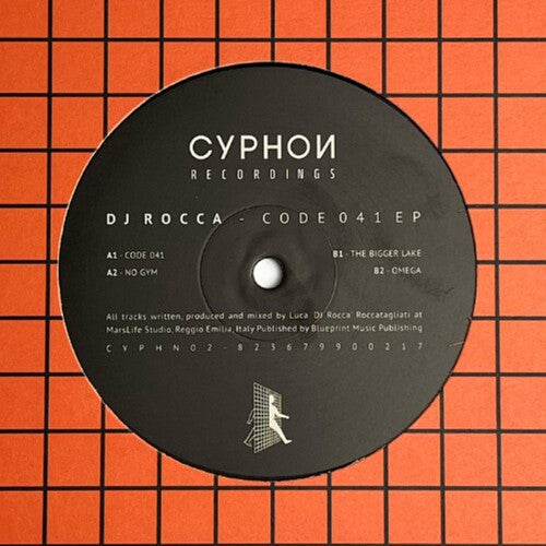 Album cover for DJ Rocca - Code 041 on 12" 180 gram