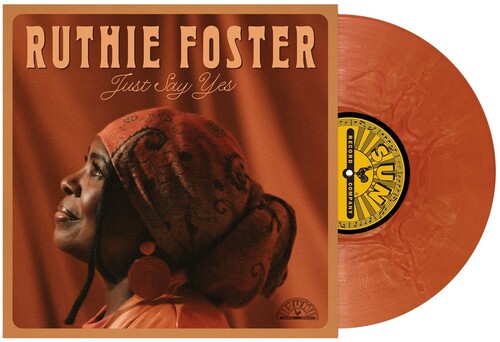 Album cover for Ruthie Foster - Just Say Yes on brown vinyl lp