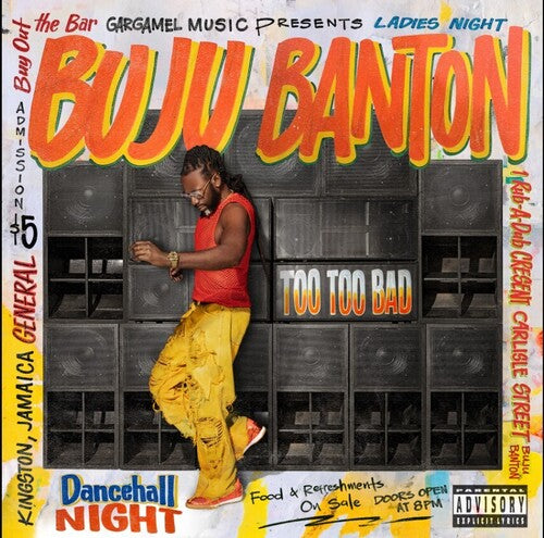 Album cover for Buju Banton - Too Too Bad on cd
