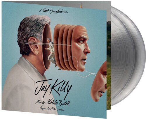 Album cover for Nicholas Britell - Jay Kelly (Soundtrack) on crystal clear audiophile vinyl golden globe nominated movie