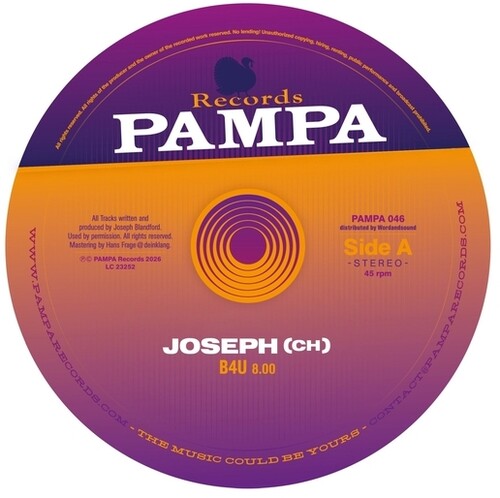 Album cover for Joseph - B4U & Tripidi on 12"