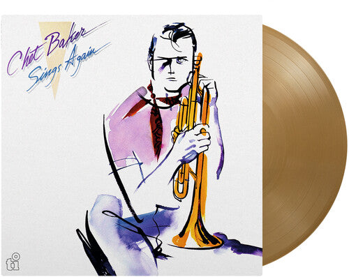 Album cover for Chet Baker - Sings Again on gold audiophile vinyl 50th anniversary lp