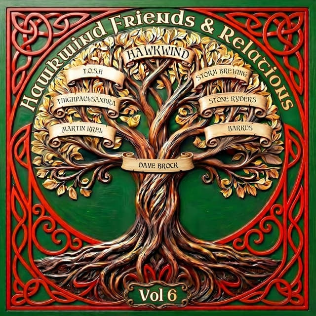 Album cover for Hawkwind - Friends & Relations on cd japanese import