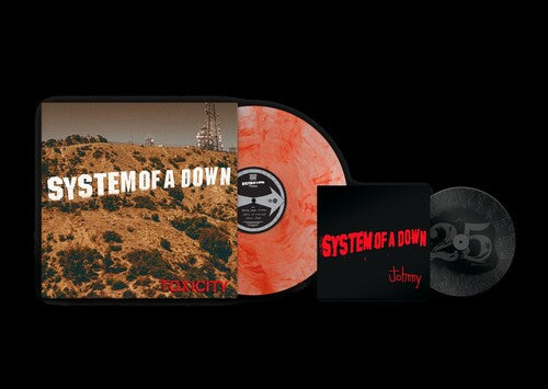 System of a Down - Toxicity 25th Anniversary red vinyl album cover