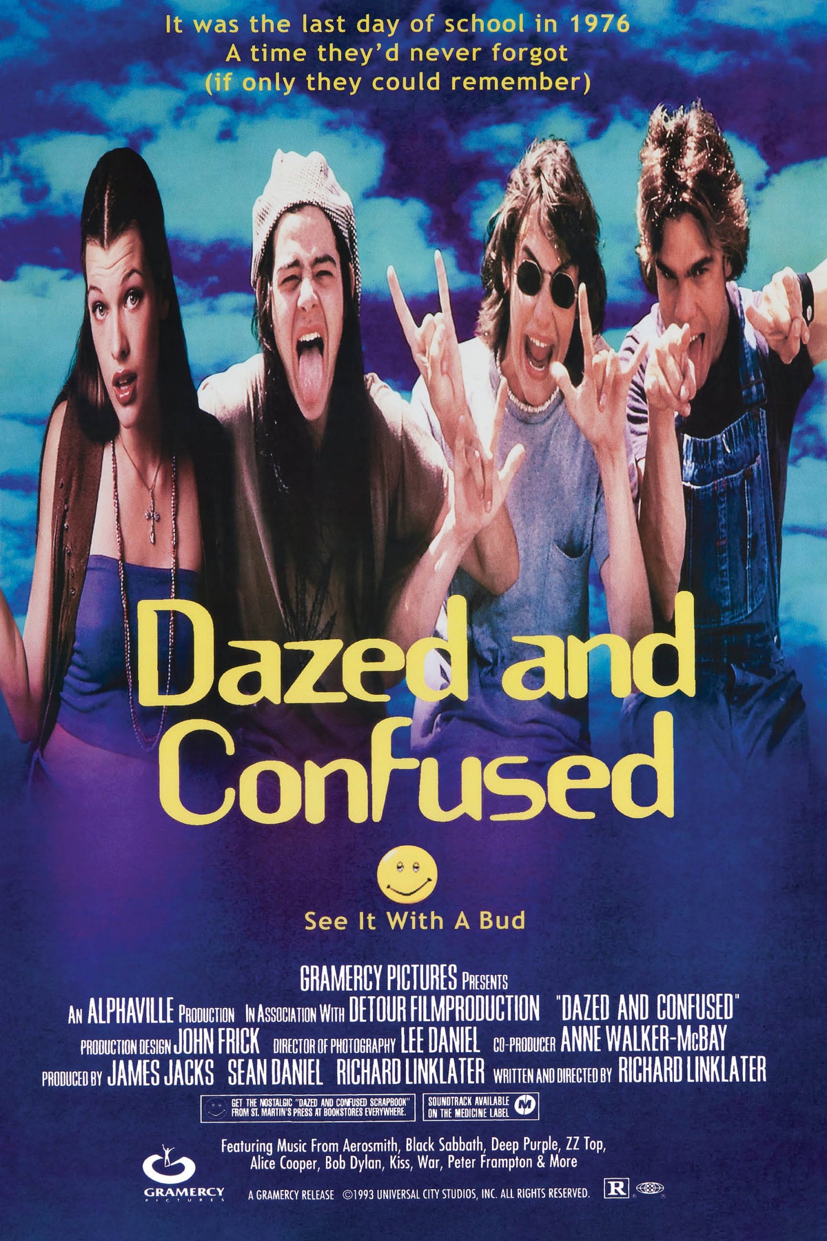 Dazed and Confused movie poster, 24 x 36 inches