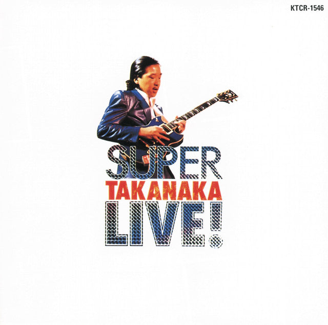 Album cover for Masayoshi Takanaka - Super Takanaka Live! on clear vinyl