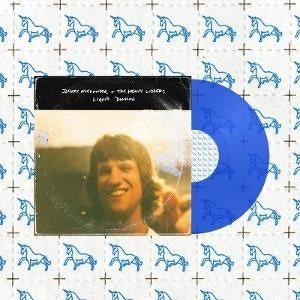Album cover for The Heavy Lidders Jeffrey Alexander - Liquid Donnon on blue vinyl lp