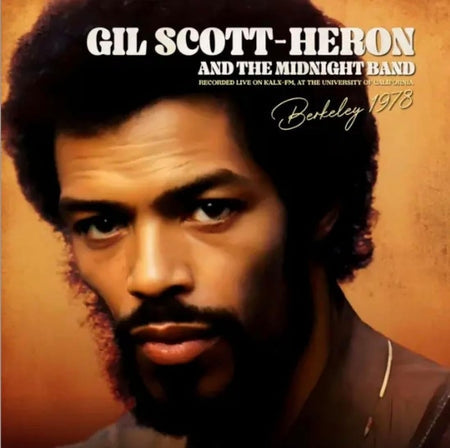 Album cover for Gil-Scott Heron - Berkeley 1978 on red vinyl lp